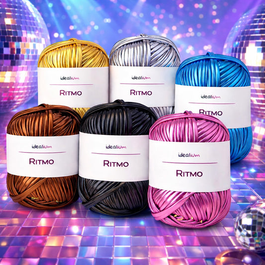 Ritmo · Trapillo metálico brillante para bolsos de fiesta