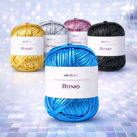 Ritmo · Trapillo metálico brillante para bolsos de fiesta