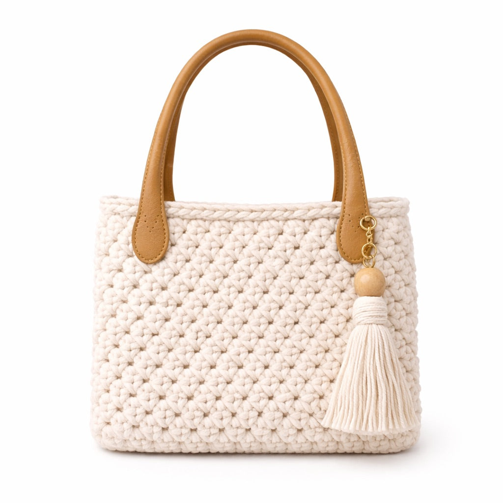 Asas para bolso – Par de asas sintéticas de 50 cm (para bolsos tejidos a mano)