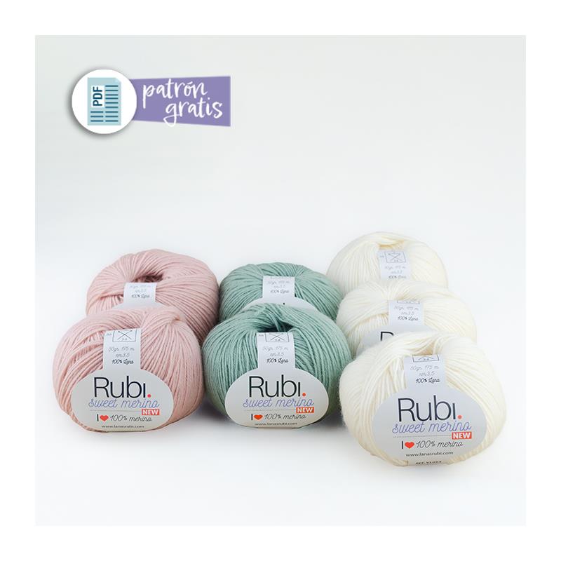 Kit para tejer Manta Sweet Baby