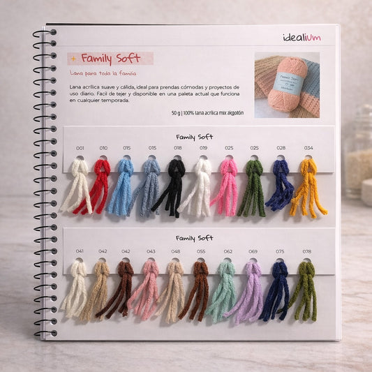 Muestrario Idealium (Profesionales) · Trapillo, ovillos y cordón
