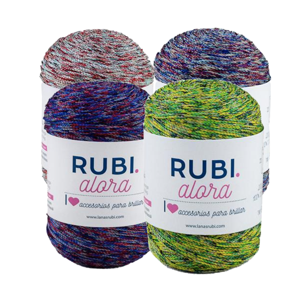 ovillo RUBI ALORA cordón para tejer