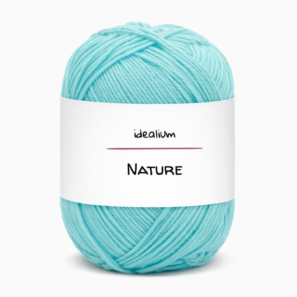 Nature · Algodón básico suave y versátil 105 Turquesa