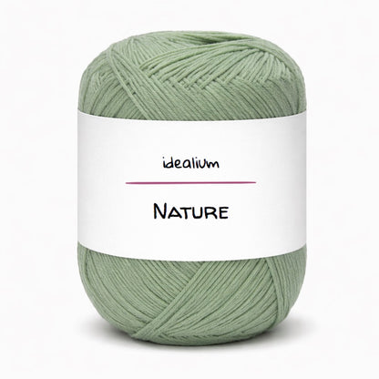 Nature · Algodón básico suave y versátil 129 Verde salvia