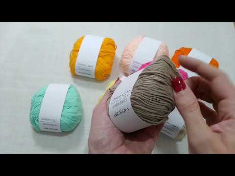 Idealium Cotton Light | video Ovillo 100% Algodón Orgánico