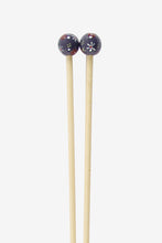 Cargar imagen en el visor de la galería, Agujas tricot Premium bambú pintadas a mano DMC nº 5 a 10
