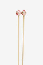 Cargar imagen en el visor de la galería, Agujas tricot Premium bambú pintadas a mano DMC nº 5 a 10
