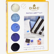 Cargar imagen en el visor de la galería, Kit Patch Art Nube y Gota de lluvia para fieltrar
