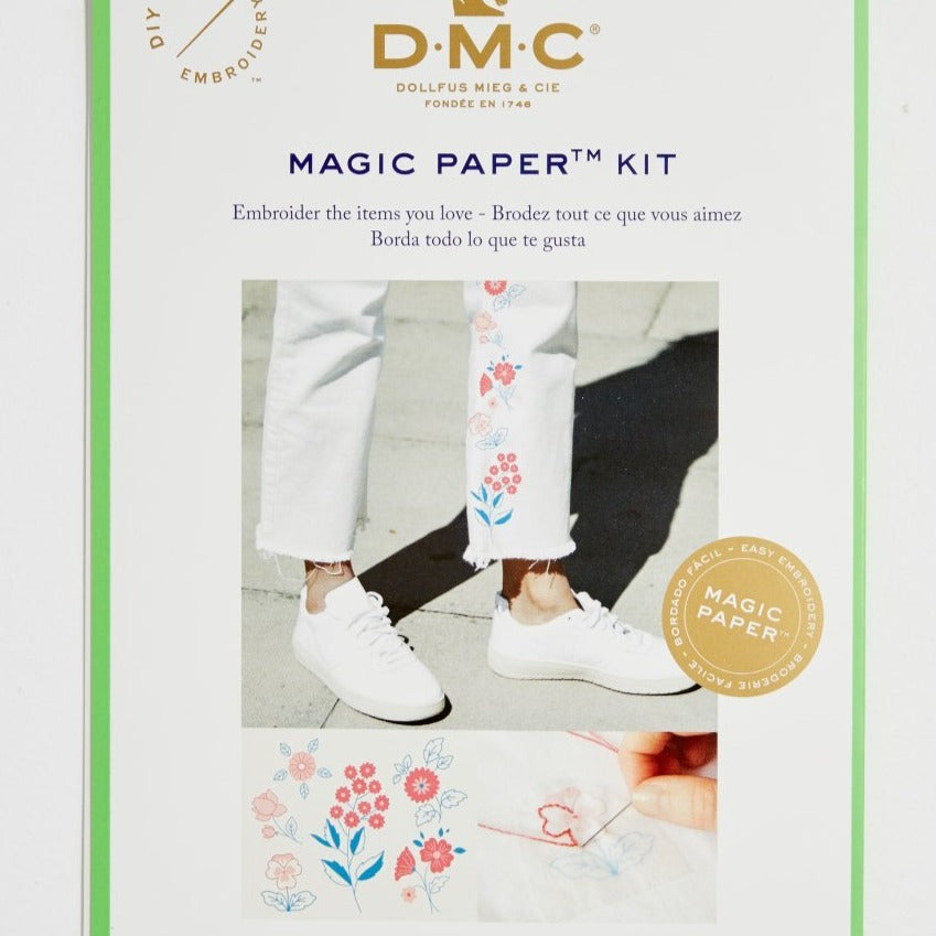 Kit hojas mágicas DMC Flower collection bordado