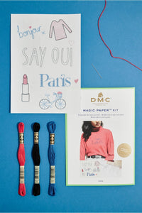 Kit hojas mágicas DMC French collection bordado