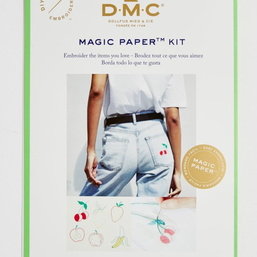 Kit hojas mágicas DMC Fruit collection bordado