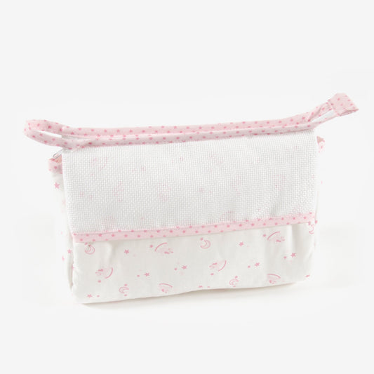 Neceser para bordar Baby Stars rosa